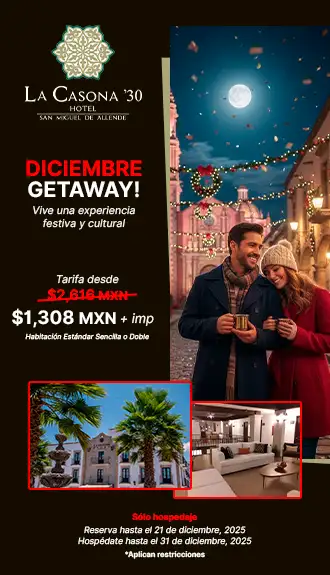 Oferta especial Hotel La Casona 30, Hotel en San Miguel de Allende, Guanajuato
